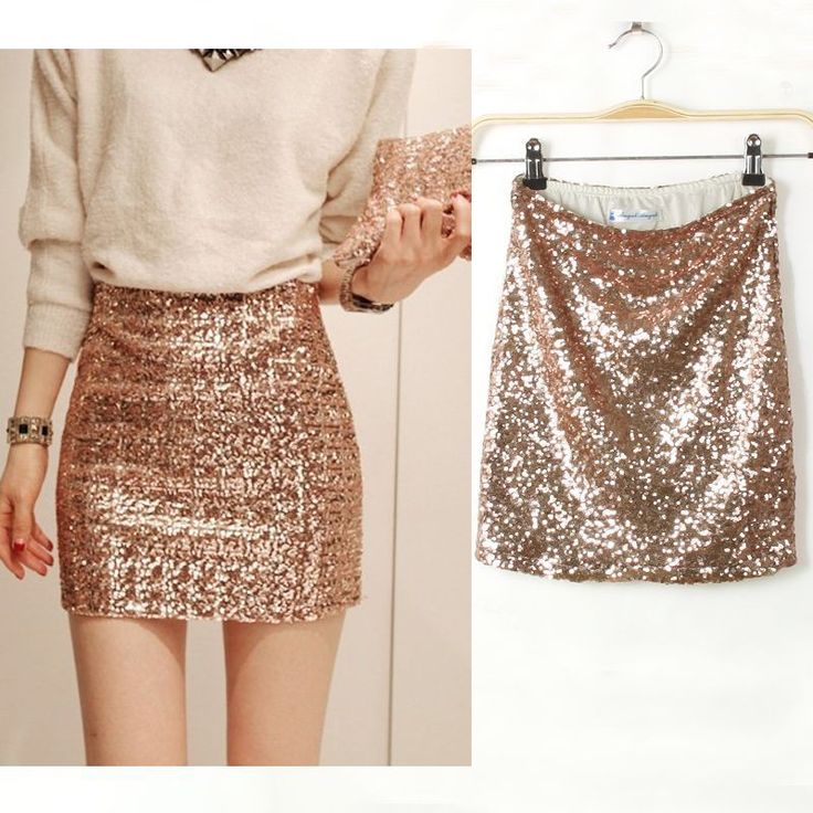 Look Disco, Sequined Skirt, Nye Outfits, Eve Outfit, New Years Eve Outfits, Outfit Trends, Looks Chic, Body Con Skirt, Clothes Line