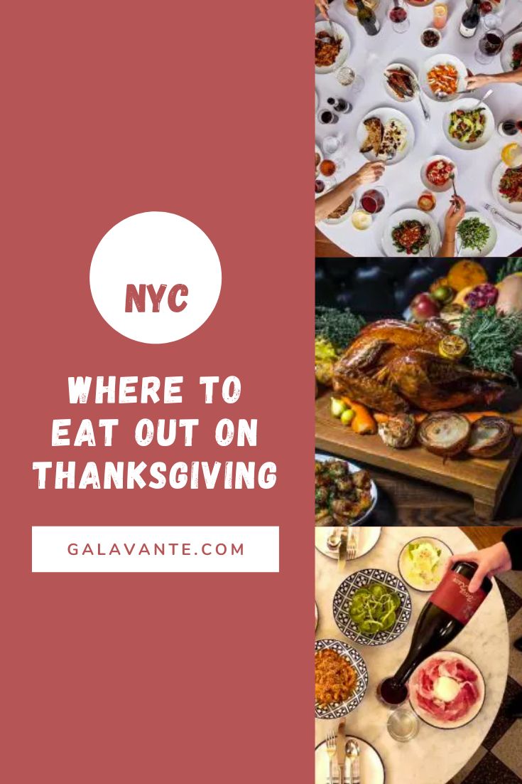 thanksgiving dinner with the words nyc where to eat out on thanksgiving