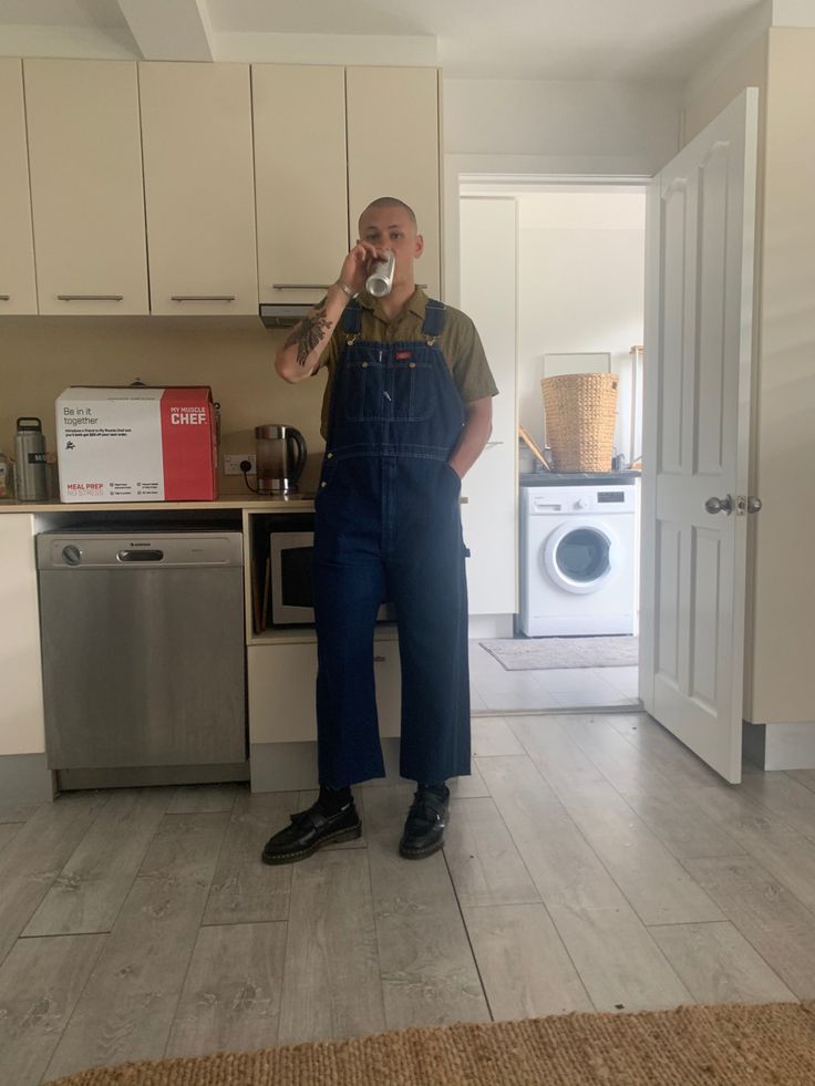 #overalls #dickies #drmartens #loafers Dickies Overalls Outfit Men, Dickies Overalls Outfit, Mens Overalls Outfits, Overalls Outfit Men, Dickies Overalls, Mens Overalls, Drip Drip, Overalls Outfit, Dr. Martens