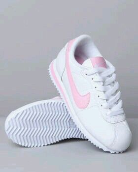 Pink Cortez, Pink And White Nike, Cortez Shoes, Baby Pink Shoes, Retro Nike, Nike Free Runners, Nike Outlet, Nike Tennis, Discount Nikes