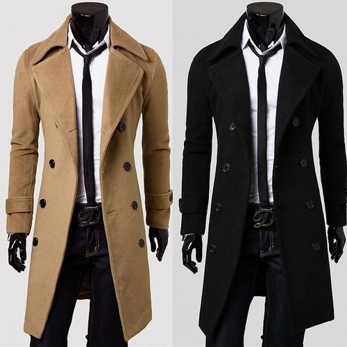 Long Jacket Dresses, Winter Trench, Double Breasted Overcoat, Men's Trench Coat, Winter Trench Coat, Moncler Jacket, Trench Coat Men, Mens Winter, Gothic Steampunk