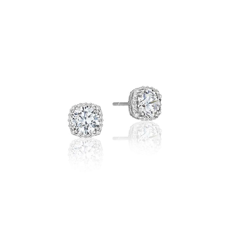 Dantela Bloom Diamond Stud Earrings Tacori Dantela, Elegant Signature, Stud Fashion, Diamond Necklaces, Stone Engagement Rings, Diamond Stud Earrings, White Gold Jewelry, Women Diamond, Rose Gold Jewelry