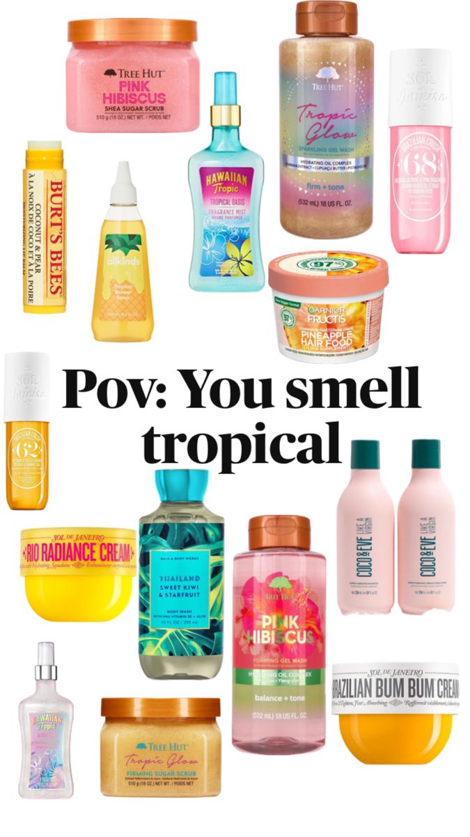 Tropical Scents, Tropical Perfume, Beach Perfume, Scent Combos, Beachy Room, Tropical Scent, Beauty Routine Tips, Shower Skin Care, Summer Scent