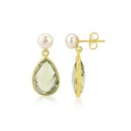 AQUA CHALCEDONY DROP EARRING WITH PEARL Original Jewelry Design, Aqua Chalcedony, Charm Rings, Original Jewelry, Pearl Gemstone, Pearl Diamond, Engraved Necklace, Green Amethyst, Drop Earring