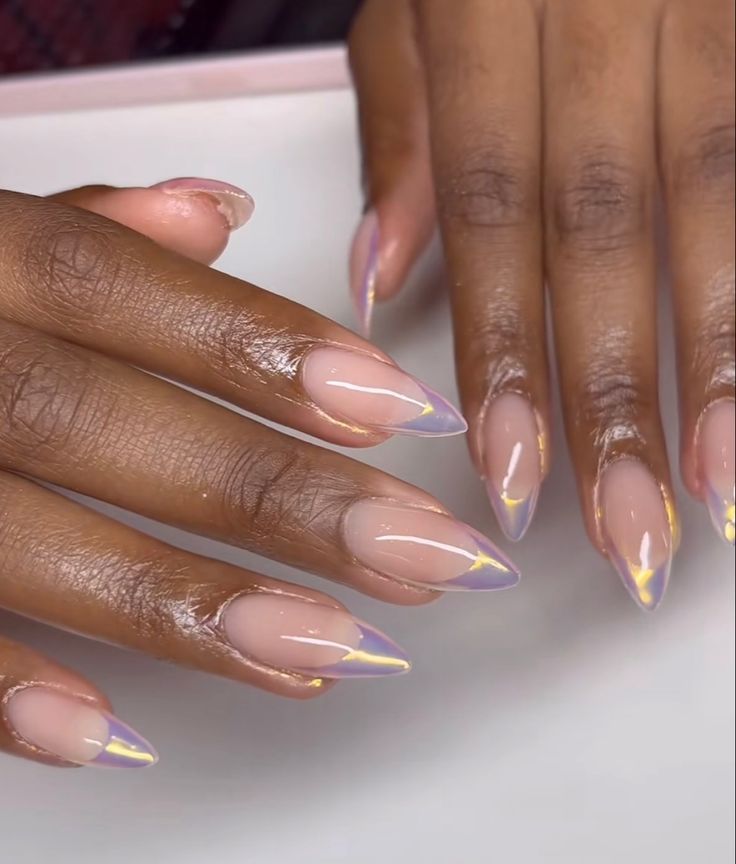 Chrome Nails Designs French Tip, Chrome Sparkle Nails, Light Pink Chrome Nails Almond, Almond Nails Chrome, Oval Nails Designs, White Chrome Nails, Pink Chrome Nails, Nails Chrome, Art Hacks