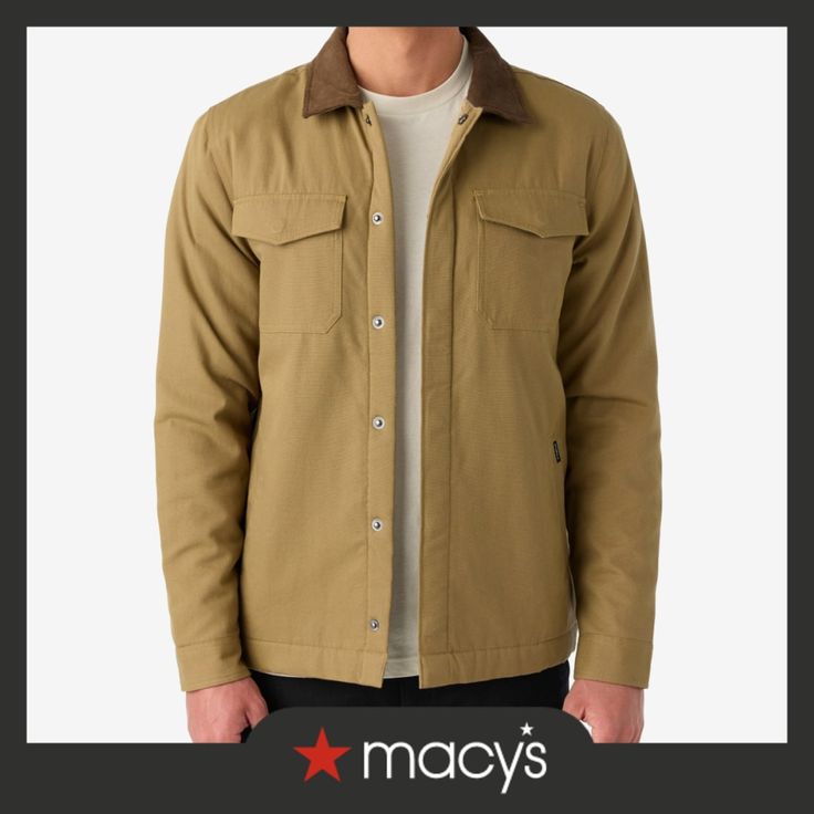 in stock Canvas Jacket, Dark Khaki, Line Jackets, Pick Up, Buy Online, Mens Outfits, Outfit Accessories, Free Shipping