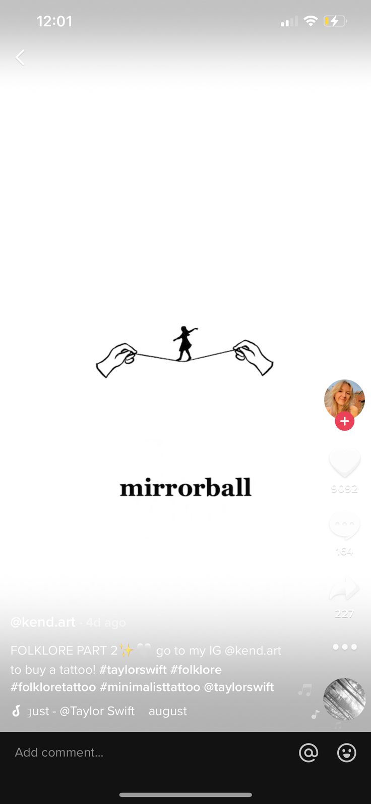 an image of a person walking across a bridge with the words mirrorball on it