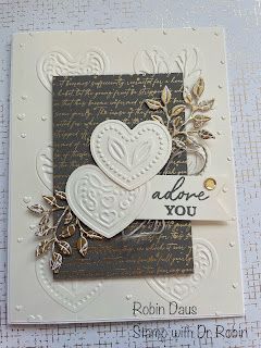 a close up of a card with two hearts on it and the words, i love you