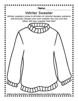 the winter sweater is shown in black and white, with an image of it's collar