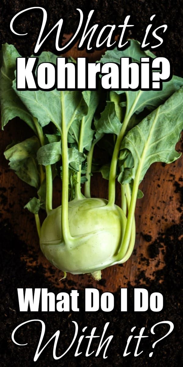 what is kohlrabi? what do i do with it? - poster