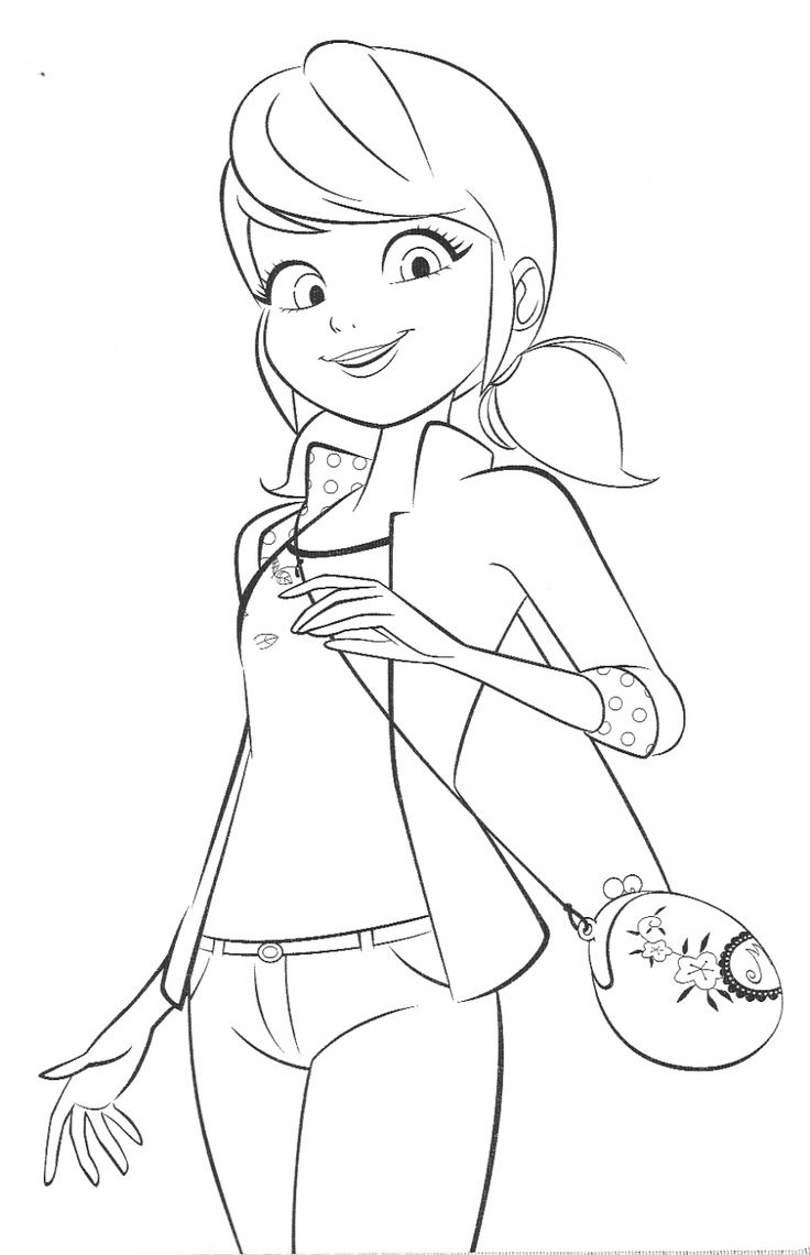 a cartoon girl with her hand on her hip, holding a ball and looking at the camera