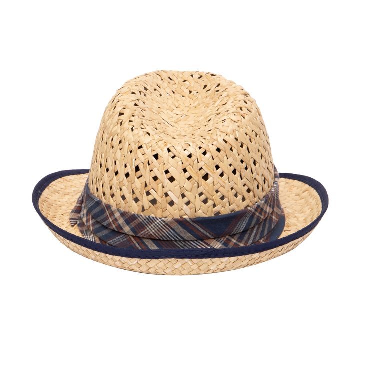 For more sun coverage, but still great style, try this 2.25" brimmed straw fedora! Perfect for everyday wear at the beach or pool. Features: 2.25" brim Men's one size 100% rush straw Fedora with pleated plaid band Adjustable Panama Hat For Summer Picnic, Casual Panama Hat For Beach Season Picnic, Casual Flat Brim Panama Hat For Picnic, Short Brim Panama Hat For Summer Picnics, Casual Straw Hat With Short Brim For Warm Weather, Adjustable Straw Panama Hat For Picnic, Summer Hats With Upf 50+ For Picnic, Casual Short Brim Straw Hat For Warm Weather, Casual Fedora Sun Hat For Picnic