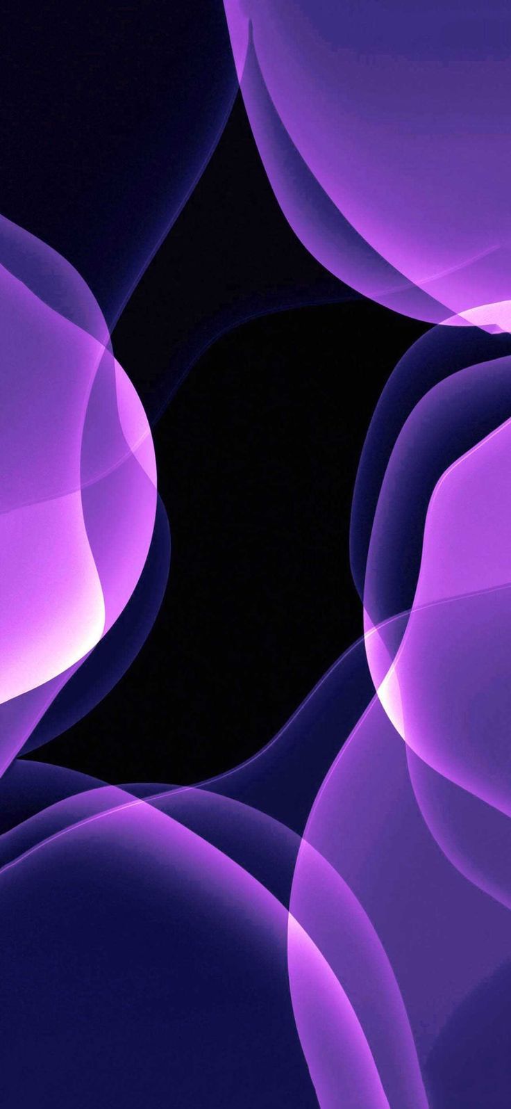 an abstract purple and black background with circles