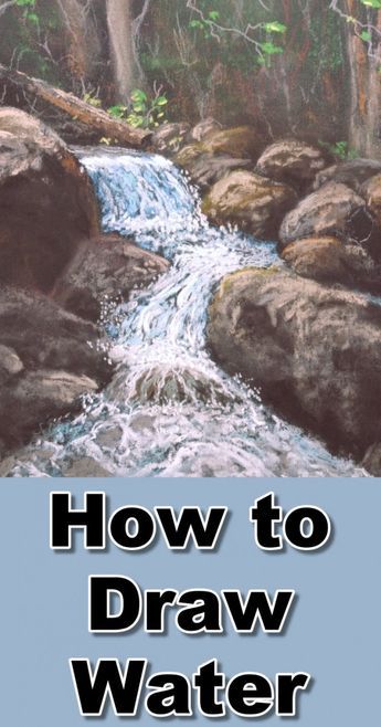 how to draw water with colored pencils in this step - by - step guide