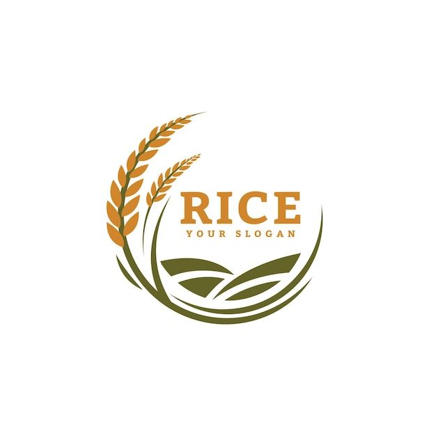 rice logo with the words rice your slogan