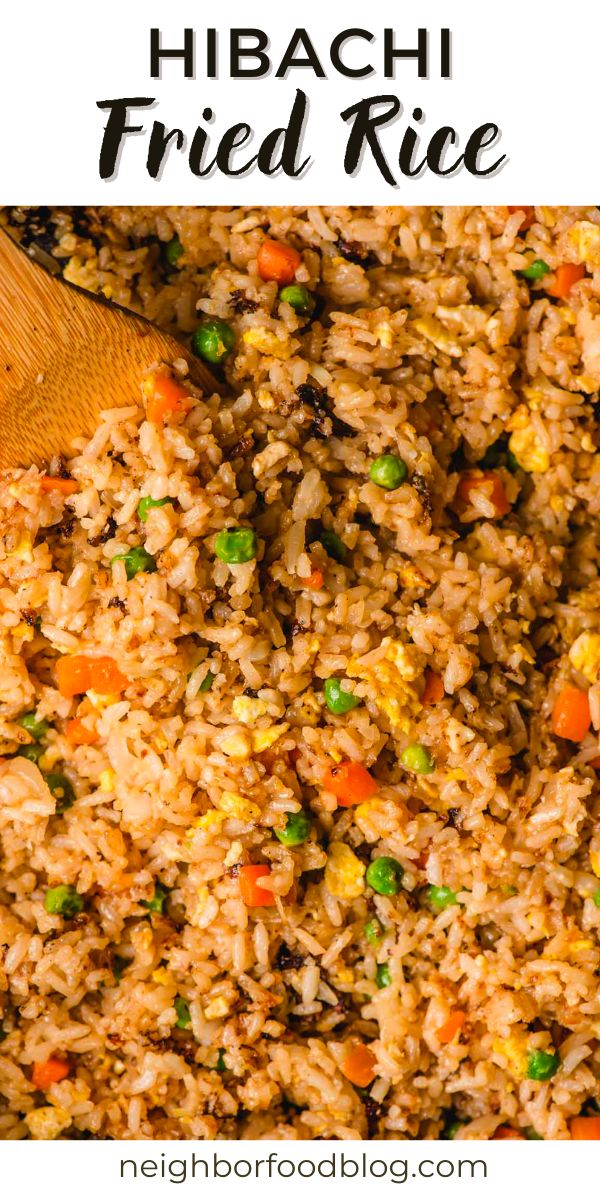 rice with peas and carrots in a skillet