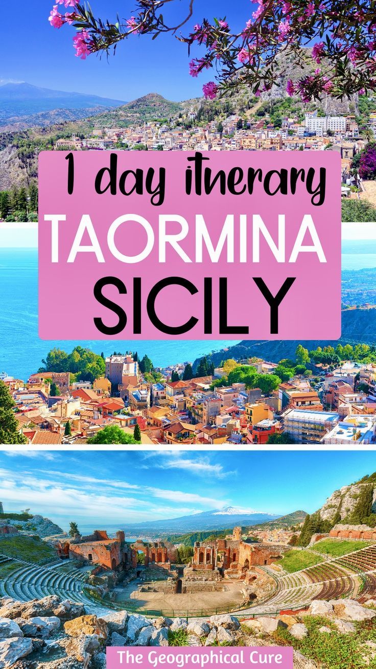 Pinterest pin for one day in Taormina One Day In Taormina, Taormina Instagram Spots, Taormina Sicily Photography, Sicily Italy Taormina, Taormina Itinerary, Sicily Outfits, Sicily Italy Photography, Sicily Trip, Sicily Itinerary