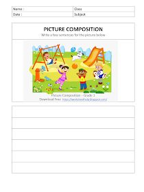 a worksheet for children to learn how to play in the playground with pictures