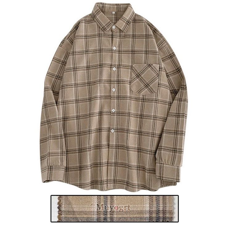 Brand Name: MuyogrtOrigin: CN(Origin)Sleeve Style: RegularMaterial: COTTONMaterial: PolyesterPattern Type: PlaidStyle: CasualClothing Length: LongCollar: Turn-down CollarSleeve Length(cm): FullShirts Type: Casual ShirtsSeason: Spring/AutumnRelease Date: Spring 2021Thickness: STANDARDModel Number: women shirtFabric Type: BroadclothClothing Patterns: StraightGender: WOMENMaterial Composition: Natural fiberFabric content: 51% (inclusive) - 70% (inclusive)Age: Ages 18-35 Years OldSize: M L XL 2XL 3X Orders Aesthetic, Korean Top, Clothes Art, Harajuku Sweatshirt, Hoodie Hood, Plaid Sleeve, Plaid Shirts, Leisure Fashion, Oversized Blouse