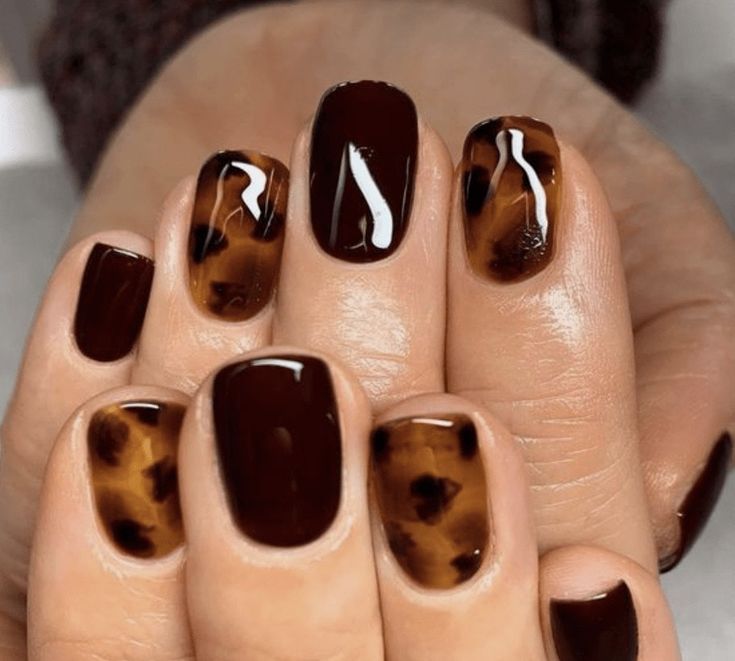 Cute Thanksgiving Nails, Colors Nails, Fall Gel Nails, Cute Nails For Fall, Almond Nails Designs, Pretty Gel Nails, Nails 2021, Thanksgiving Nails, Black Nail