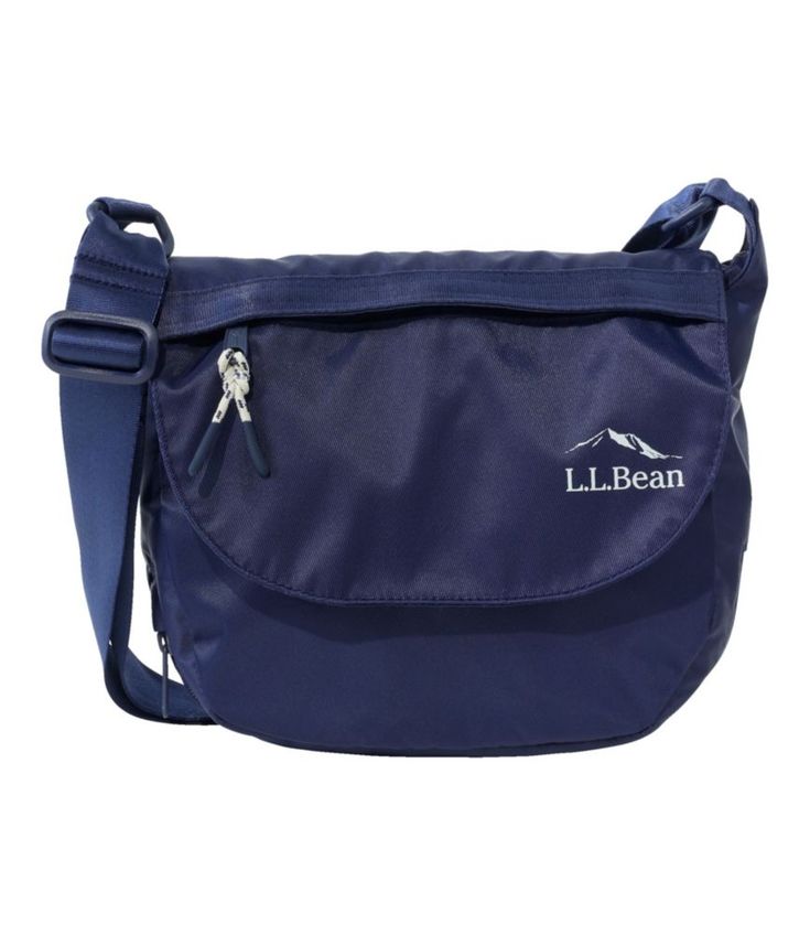 Our incredibly versatile expandable crossbody bag gives you an extra 2" of capacity with a quick unzip. Perfect for trips or just toting your everyday essentials. Spot clean. 330-denier nylon twill is Bluesign®-approved to help offset impact on the environment. Two outside zip pockets, including one fleece-lined pocket for sunglasses or a phone. Expandable bottom can be easily unzipped to increase overall capacity of bag. Adjustable shoulder strap for over-the-shoulder or crossbody carrying. Ref Crossbody Bags For Travel, Kids Outerwear, Boots And Sneakers, Shop Mens Clothing, Travel Tote, Everyday Bag, Everyday Essentials, Ll Bean, L L Bean