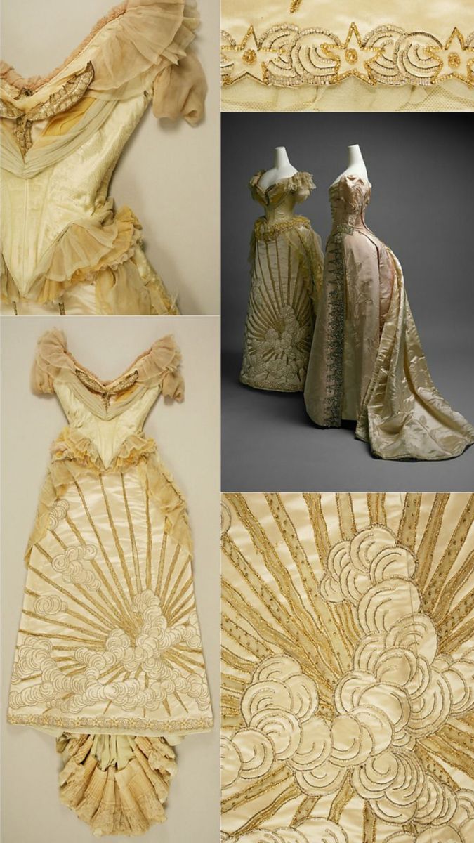 Charles Worth Gowns, Charles Frederick Worth Dresses, 1890s Ball Gown, 1880s Ball Gown, Worth Gowns, Victorian Fancy Dress, Worth Dresses, Gown One Shoulder, Victorian Era Dresses