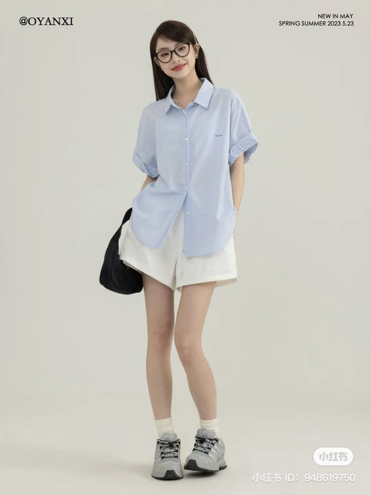 Korea Summer Outfit Korean Style, Igari Fashion Outfits, Oyanxi Outfits, Japanese Outfits Summer, Summer Outfits Japanese, Summer Japanese Outfits, Japanese Casual Outfits, Asian Summer Outfits, Japanese Summer Outfits