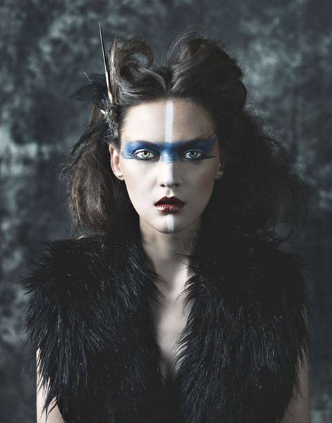 Great makeup Warrior Makeup, Viking Makeup, Camping Fashion, Fantasy Make-up, Make Up Looks, Fantasy Makeup, Editorial Makeup, Costume Makeup, 2019 Fashion