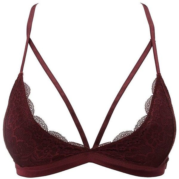 Charlotte Russe Caged Lace Racerback Bralette (€6,43) ❤ liked on Polyvore featuring intimates, bras, lingerie, tops, burgundy, lace racerback bra, lacy bras, cage bra, thin strap bra and strap bra Pyjama Outfit, Burgundy Outfit, Lacy Lingerie, Lacy Bra, Strap Bra, Strappy Bra, Bra Lace, Burgundy Lace, Lace Straps