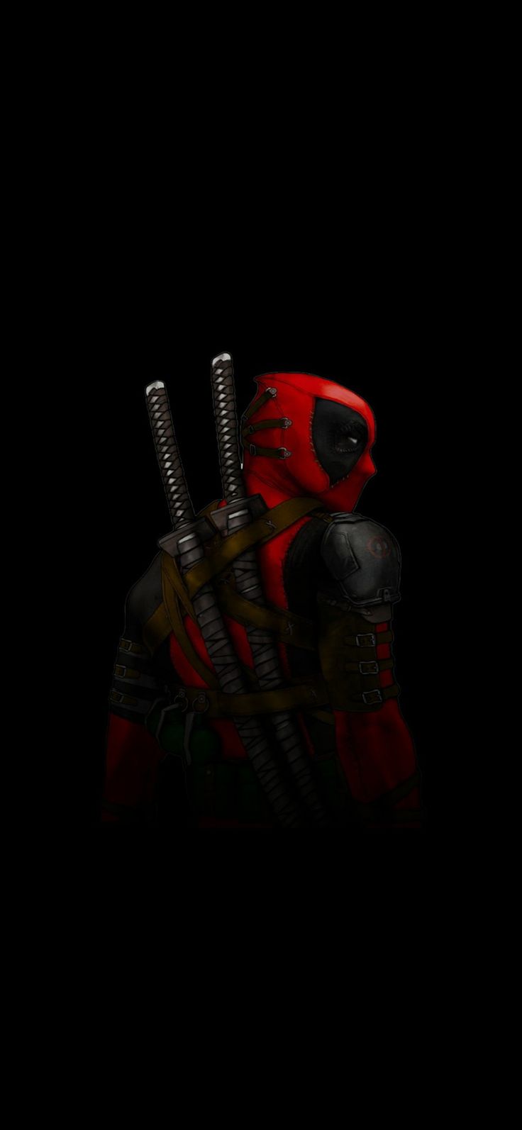 Deadpool, Wallpapers, Iphone, Red