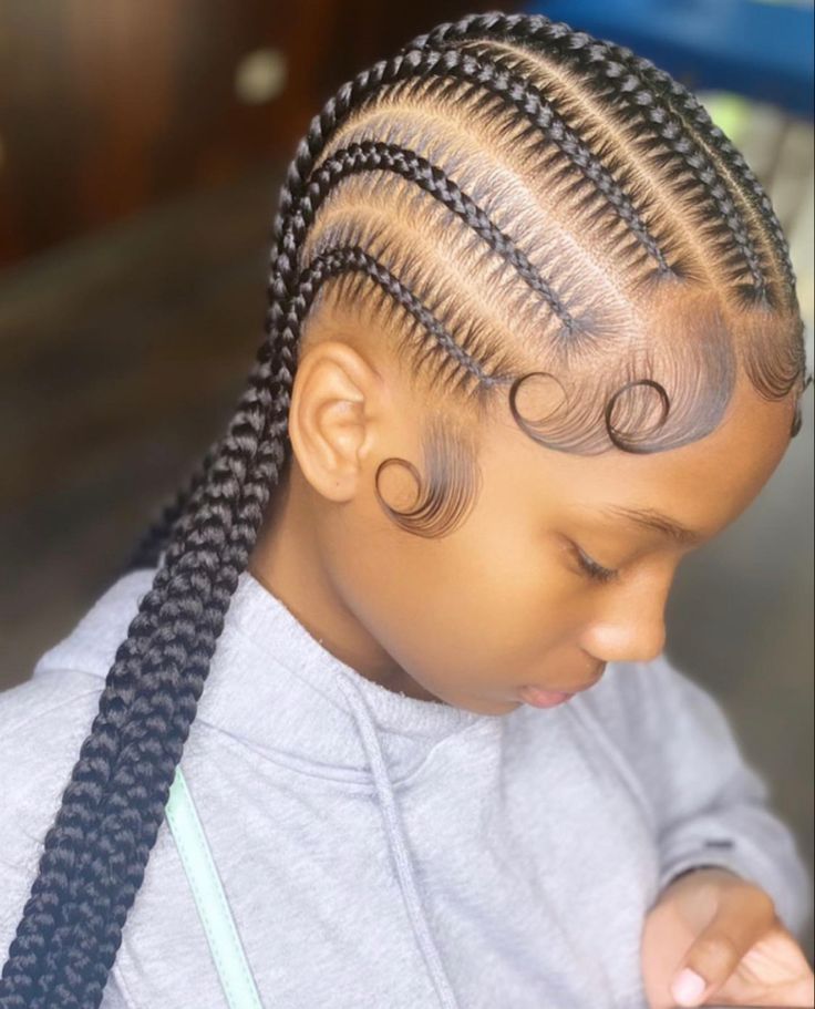 Edges With Stitch Braids, Eight Stitch Braids, 7 Cornrow Braids Straight Back, Stitch Braids Straight Back, Straight Backs With Design Braids, 8 Stitch Braids, Straight Back Feed In Braids, Dramatic Edges, Straight Backs