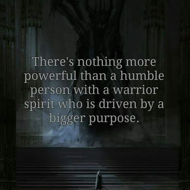 a person standing in front of a stage with the words, there's nothing more powerful than a humble person with a warrior spirit who is driven by a bigger purpose