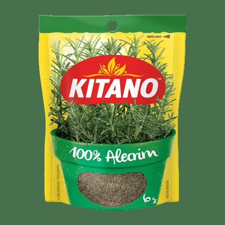 a bag of kitano herbs sitting on top of a green planter filled with dirt