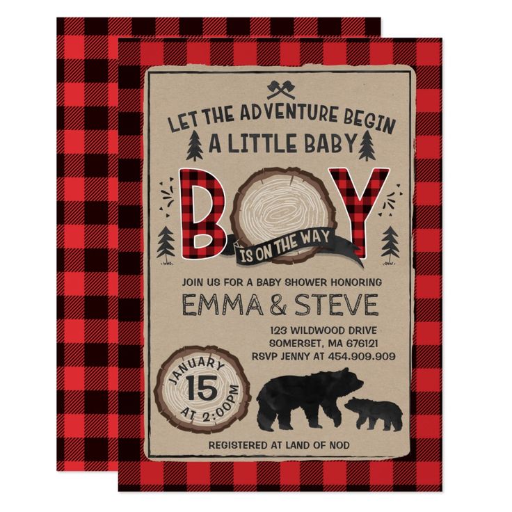 Lumberjack Baby Shower Invitation. All design are (c) PIXELPERFECTIONPARTYLTD Woodland Themed Baby Shower Boy, Lumberjack Baby Shower Invitations, Woodsy Baby Showers, Lumberjack Theme, Plaid Baby Shower, Lumberjack Baby Shower, Lumberjack Baby, Virtual Baby Shower Invitation, Adventure Baby Shower