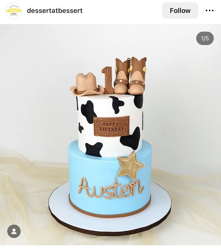 2nd Birthday Western Theme, First Rodeo Birthday Cake Boy, My First Rodeo Cake Boy, My First Rodeo Dessert Table, A Little Cowboy Is On His Way Cake, Cowboy First Birthday Cake, Rodeo Theme Birthday Cake, My 1st Rodeo Birthday Cake, Rodeo Cakes For Boys