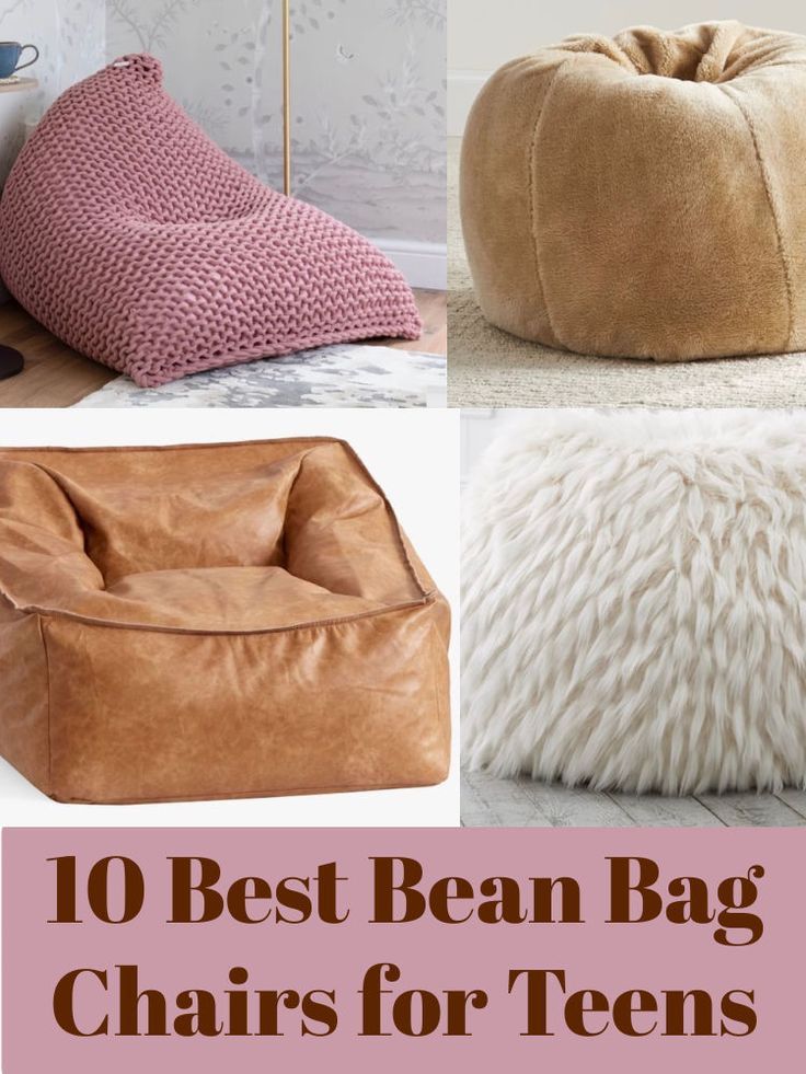 the top 10 best bean bag chairs for teens to use in their bedroom or playroom