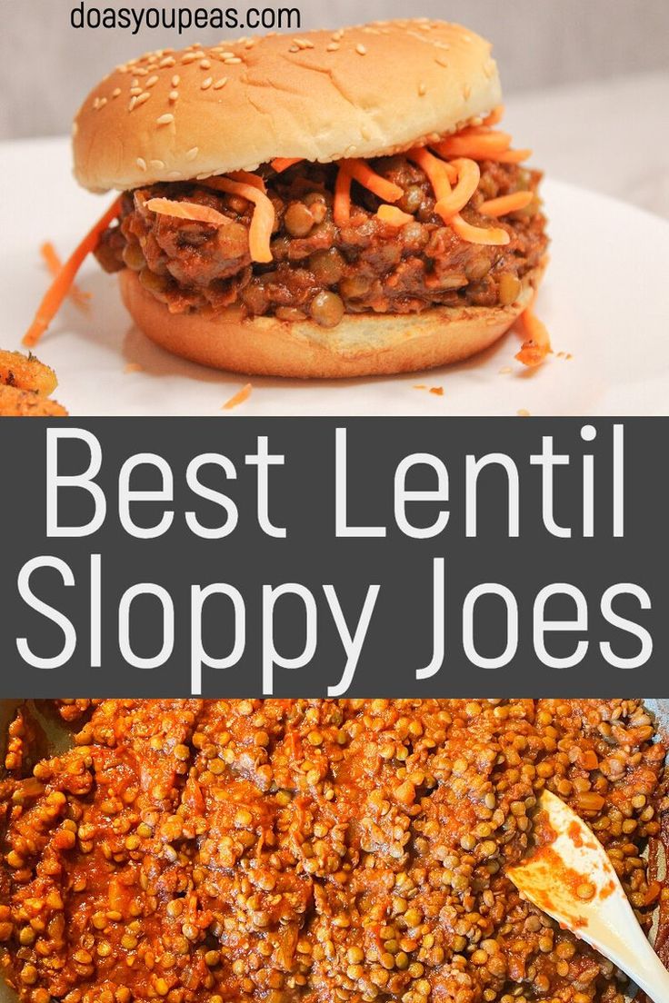 a sloppy joe sandwich on top of a white plate