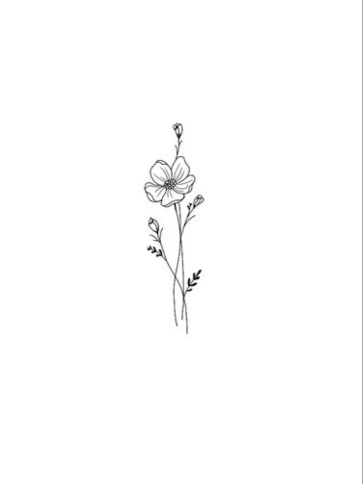 an ink drawing of two flowers on a white paper with the word love written in it