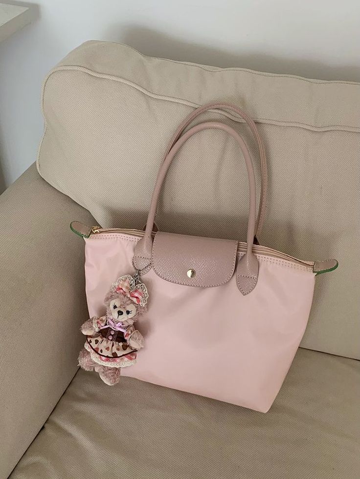 Long Champ Bag, Long Champ, Uni Bag, Oki Doki, My Style Bags, Longchamp Bag, Luxury Bags Collection, Handbag Essentials, Pastel Outfit