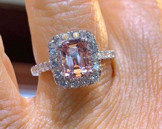 Oval Pink Peach Sapphire Ring Rose Gold Diamond Sapphire | Etsy Pink Diamond Sapphire Ring, Gia Certified, Formal Pink Diamond Ring In Platinum, Pink Diamond Ring With Halo Setting For Formal Events, Pink Diamond Ring With Halo Setting For Formal Occasions, Pink Gia Certified Diamond Ring For Formal Occasions, Heirloom Pink Sapphire Wedding Ring, Classic Pink Gia Certified Diamond Ring, Heirloom Style Pink Sapphire Wedding Ring, Classic Pink Cluster Ring For Formal Occasions