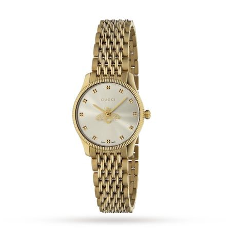 Gucci G-Timeless Slim Bee Ladies Watch YA1265021 Timeless Watches, Womens Watches Luxury, Diamond Gift, Ladies Watch, Watch Sale, Diamond Bracelets, Jewelry Rings Engagement, Watch Design, Eternity Ring