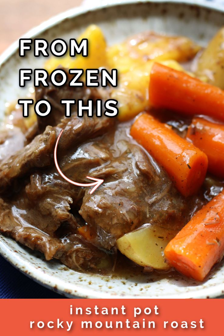 a white plate topped with meat and carrots