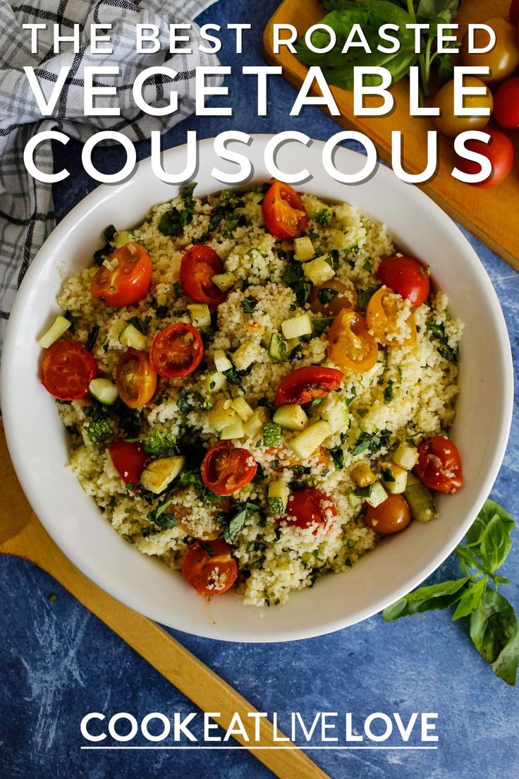 the best roasted veggie couscous cookbook by cookeativelove