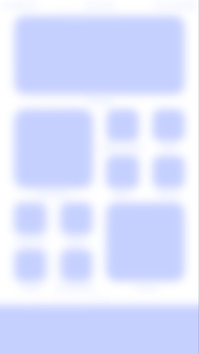 a blue and white background with squares in the bottom right corner, which are smaller than the top left half