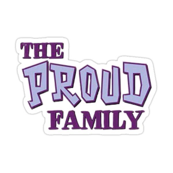 the proud family sticker on a white background