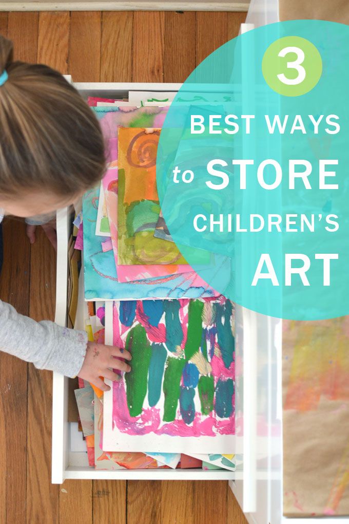 Three Best Ways to Store your Child's Art - ARTBAR Storing Kids Artwork, Kids Artwork Storage, Organizing Kids Artwork, Kids Holiday Art, Kids Art Storage, Displaying Kids Artwork, Art Display Kids, Childrens Artwork, Art Storage