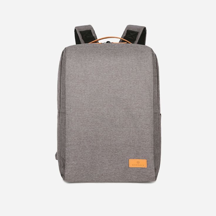 Nordace_Siena_gray_17 Versatile Rectangular Backpack For Commuting, Rectangular Laptop Backpack For On-the-go, Rectangular Commuting Bag, Casual Gray Bags For Commuting, Rectangular Backpack With Luggage Sleeve For Commuting, Casual Rectangular Laptop Bag For Commuting, Modern Rectangular Backpack With Anti-theft Pocket, Square Backpack With Adjustable Strap For Travel, Gray Anti-theft Backpack For Daily Use