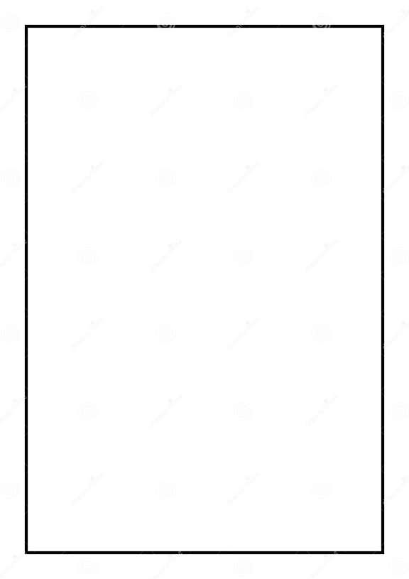 an empty square frame with black and white lines in the middle, on a white background