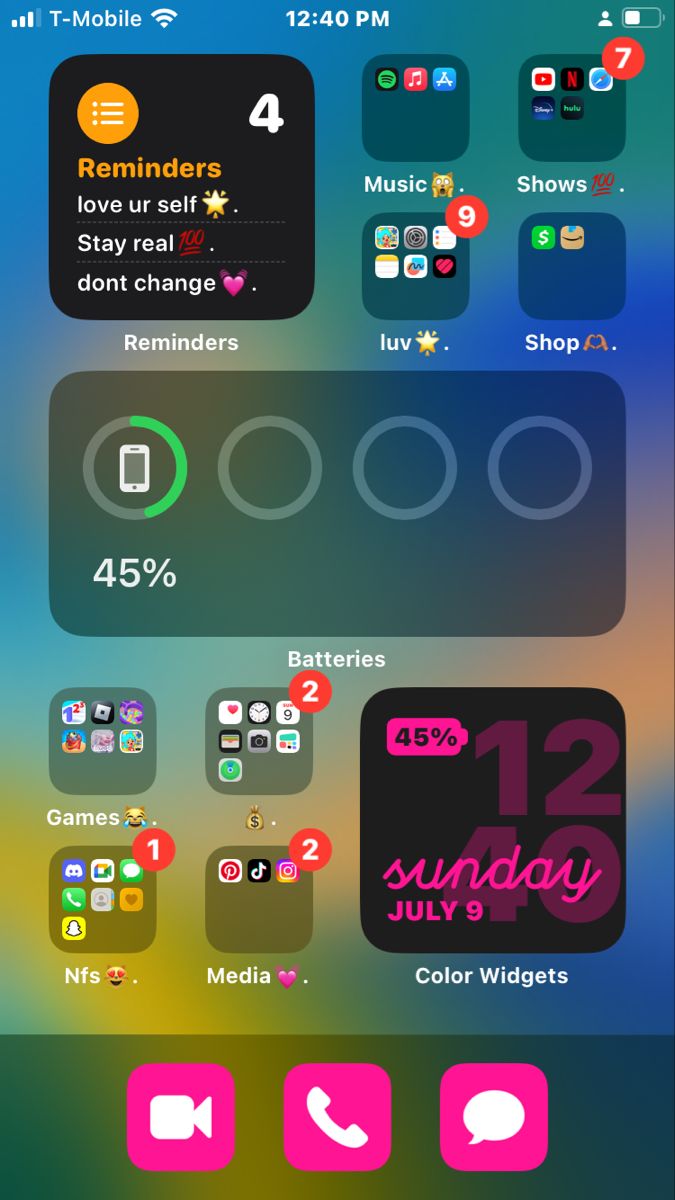 an iphone screen with different icons and numbers on the bottom left corner, including one phone number