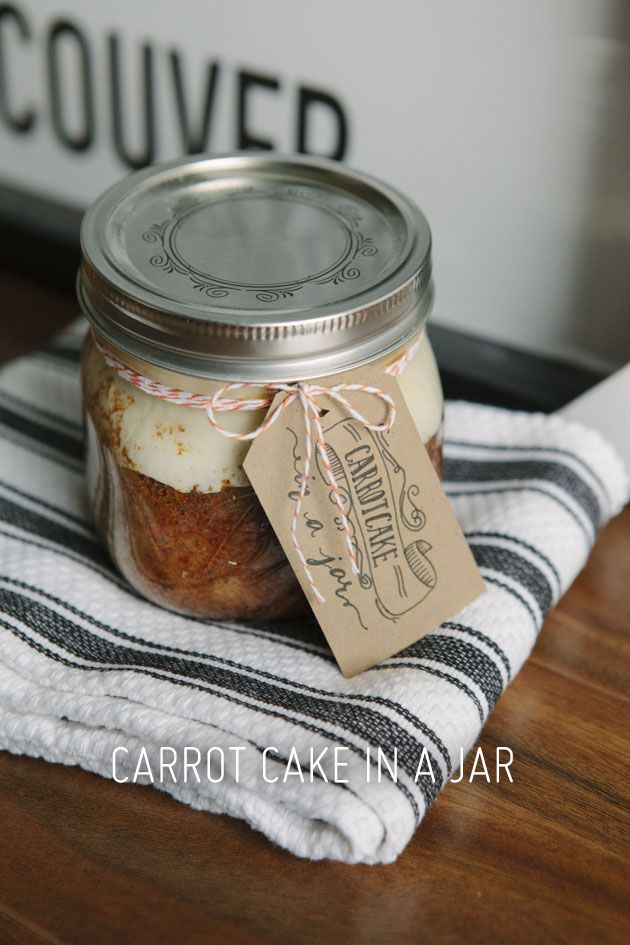 a jar filled with food sitting on top of a table